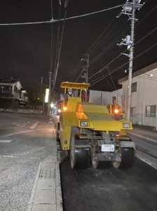 ⑨表層工　転圧